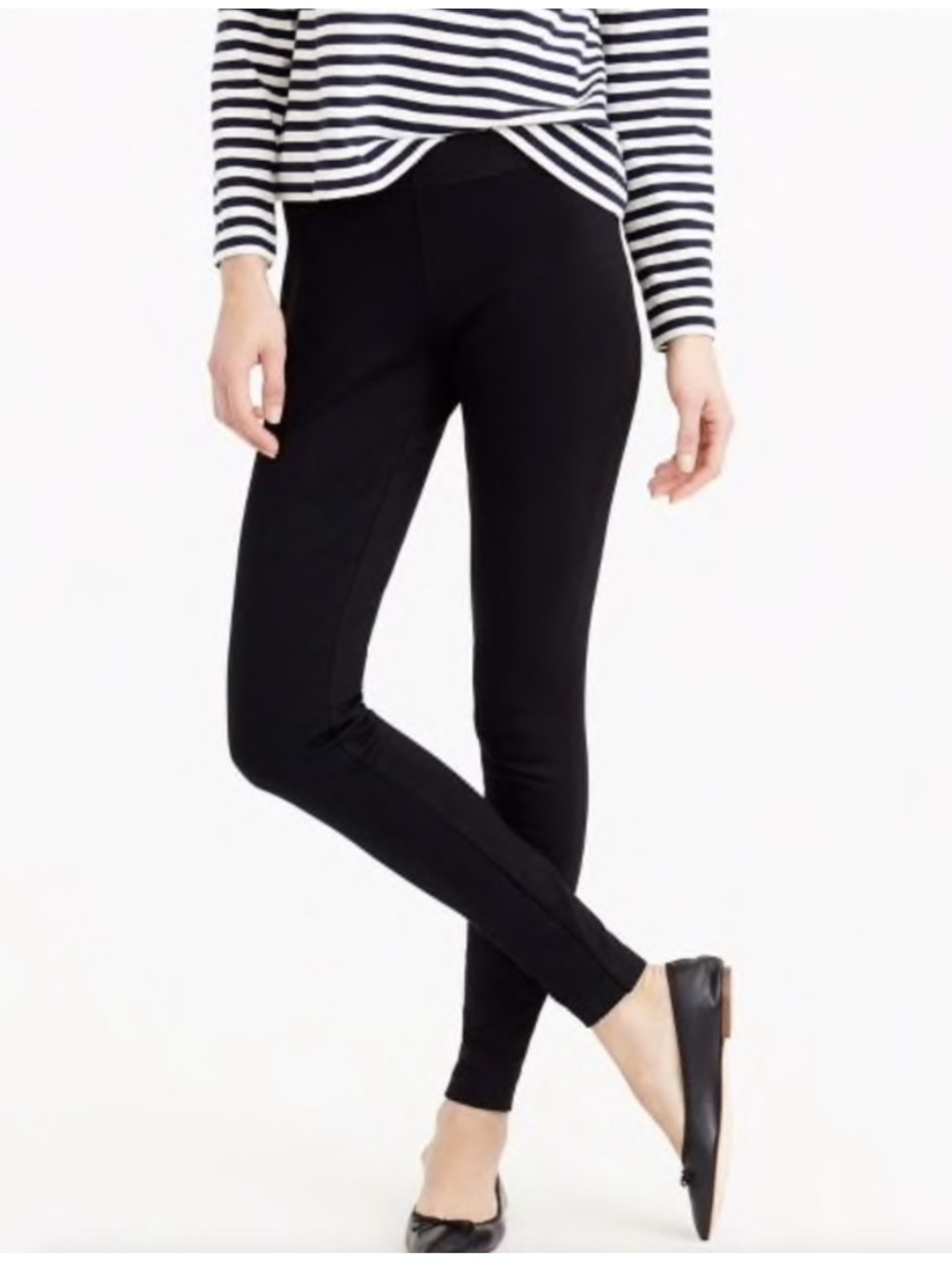 J. Crew 💮  flex Ponte Leggings pants  medium blue  new nwot